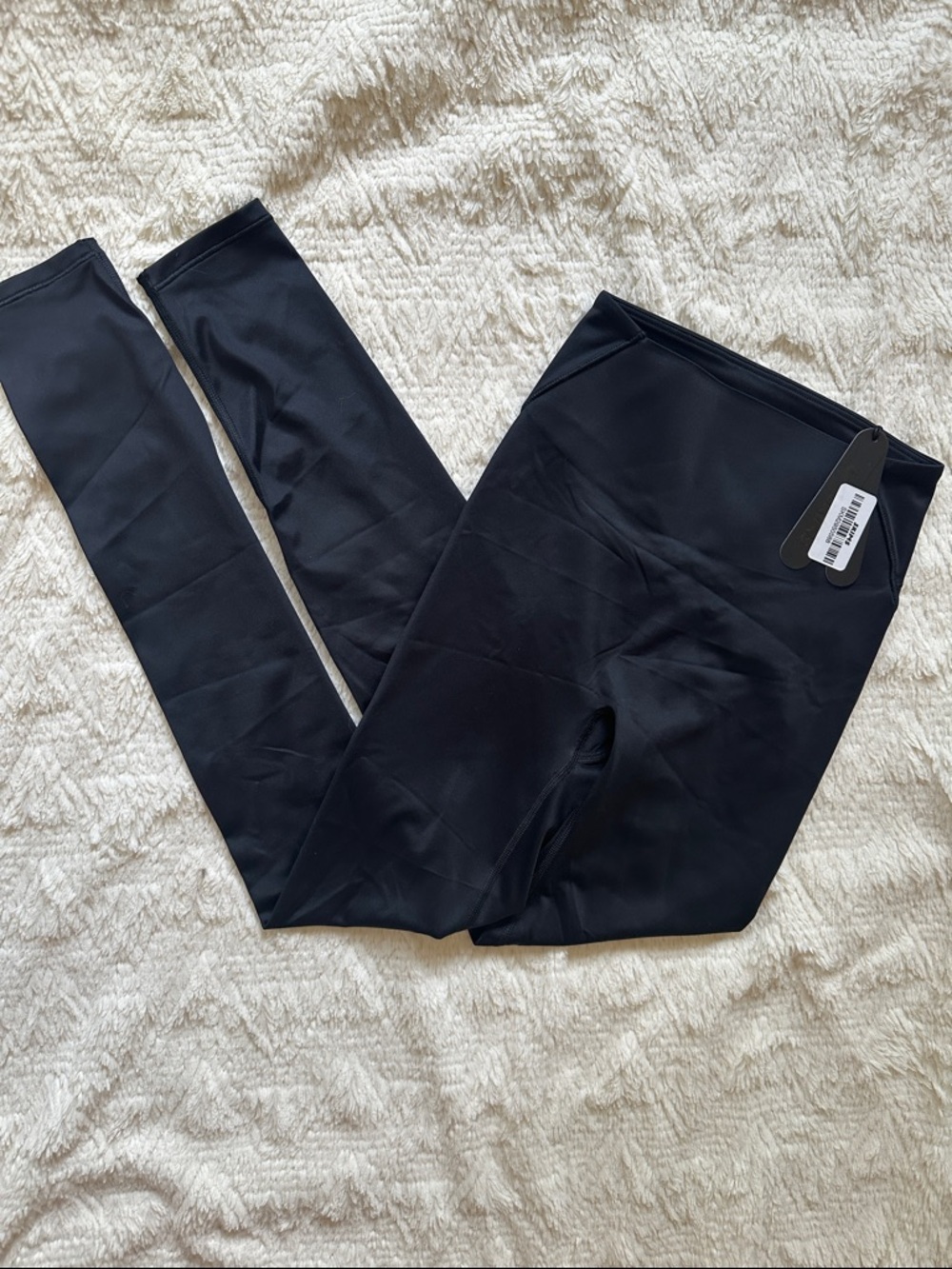 SKIMS Bonded Waste Black High-Rise Leggings